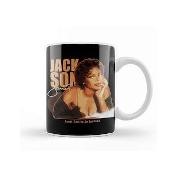 Baskı Dükkanı Janet Jackson Retro Kupa