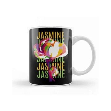 Baskı Dükkanı Jasmine Flowers Kupa Bardak