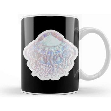 Baskı Dükkanı Jellyfish Silver Holo Kupa Bardak