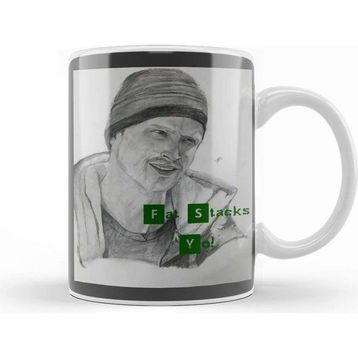 Baskı Dükkanı Jesse Pinkman Fat Stacks Yo Kupa