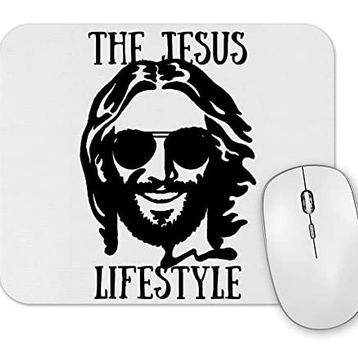 Baskı Dükkanı Jesus Lifestyle Estampa Escura Mouse Pad
