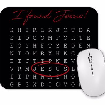 Baskı Dükkanı Jesus Mouse Pad
