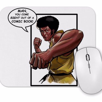 Baskı Dükkanı Jim Kelly Comic Mouse Pad