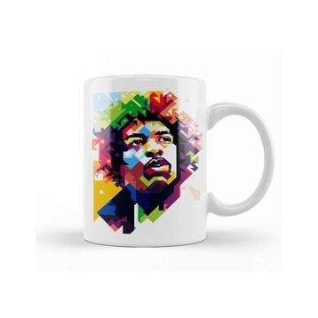 Baskı Dükkanı Jimi Hendrix Pop Art Kupa Bardak