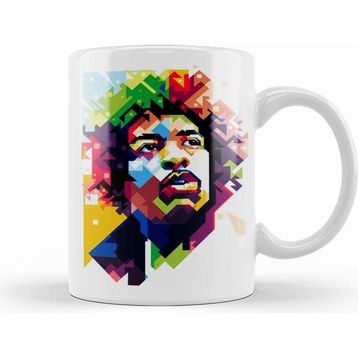 Baskı Dükkanı Jimi Hendrix Pop Art Kupa Bardak