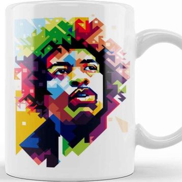 Baskı Dükkanı Jimi Hendrix Pop Art Kupa Bardak