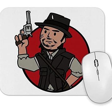 Baskı Dükkanı John Marston Vault Boy Mouse Pad
