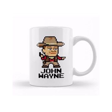 Baskı Dükkanı John Wayne Pixel Character Kupa Bardak