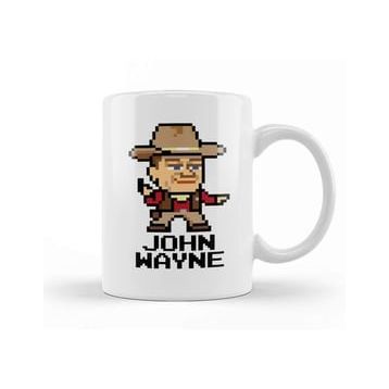 Baskı Dükkanı John Wayne Pixel Character Kupa Bardak