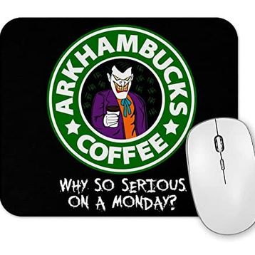 Baskı Dükkanı Joker Arkhambucks Mouse Pad