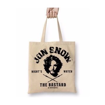 Baskı Dükkanı Jon Snow Night Watch Bez Çanta