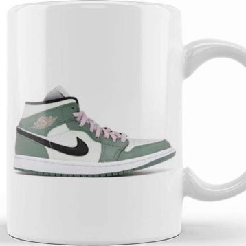 Baskı Dükkanı Jordan 1 Mid Dutch Green Kupa