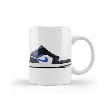 Baskı Dükkanı Jordan 1 Mid Gs Racer Blue Kupa