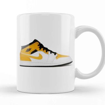 Baskı Dükkanı Jordan 1 Mid University Gold Kupa