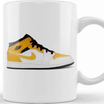Baskı Dükkanı Jordan 1 Mid University Gold Kupa