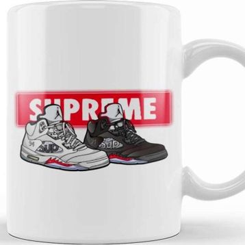 Baskı Dükkanı Jordan 4 Retro Fire Red Kupa