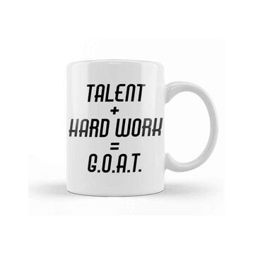 Baskı Dükkanı Jordan Talent Hard Work Goat Kupa