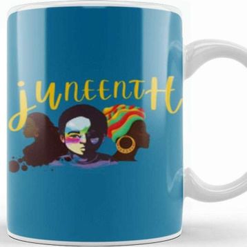 Baskı Dükkanı Juneteenth Day 2021 Kupa