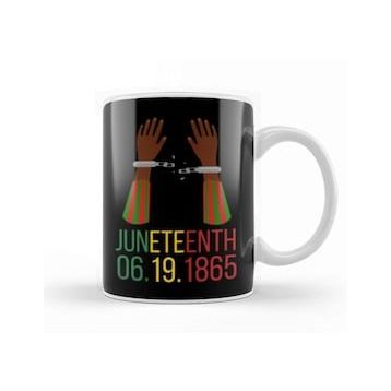 Baskı Dükkanı Juneteenth Gıfs 2021 Kupa