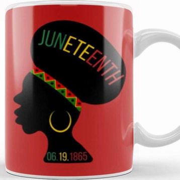 Baskı Dükkanı Juneteenth Gıfts Kupa