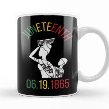 Baskı Dükkanı Juneteenth Juneteenth 2021 Kupa