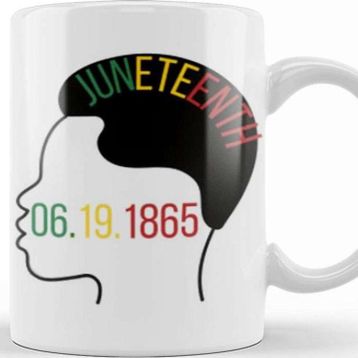 Baskı Dükkanı Juneteenth Juneteenth 2021 Kupa