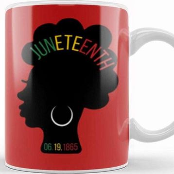 Baskı Dükkanı Juneteenth Juneteenth 2021 Kupa