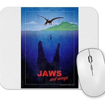 Baskı Dükkanı Jurassik Park Jaws Mouse Pad