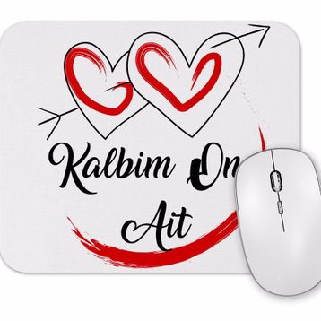 Baskı Dükkanı Kalbim Ona Ait Mouse Pad