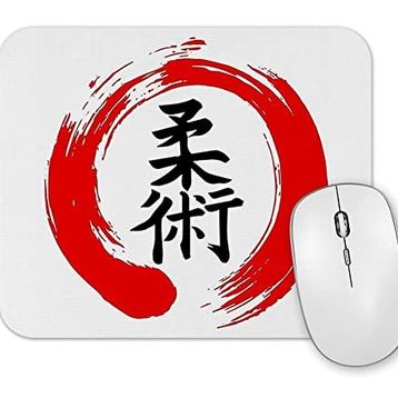 Baskı Dükkanı Kanji Jiu Jitsu Mouse Pad