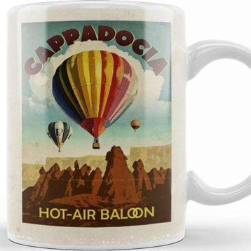 Baskı Dükkanı Kapadokya ve Balonlar Kupa