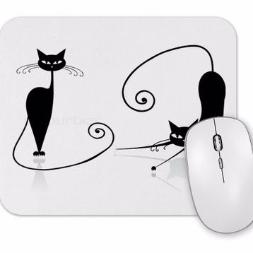 Baskı Dükkanı Kara Kediler Mouse Pad