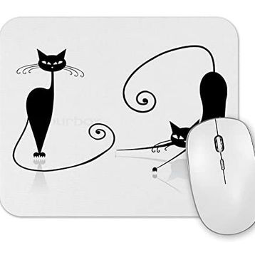 Baskı Dükkanı Kara Kediler Mouse Pad