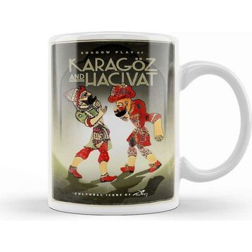 Baskı Dükkanı Karagöz ve Hacıvat Kupa