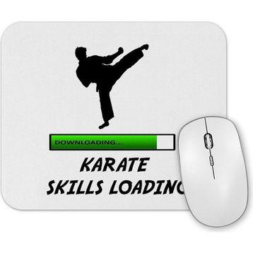 Baskı Dükkanı Karate Skills Loading Mouse Pad