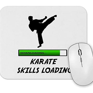Baskı Dükkanı Karate Skills Loading Mouse Pad