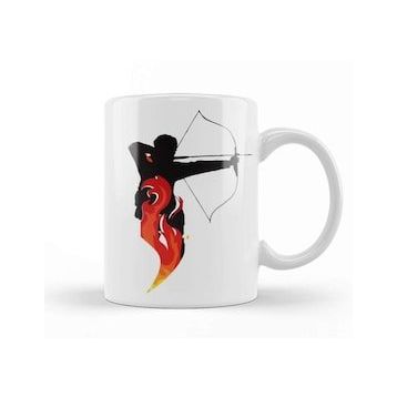 Baskı Dükkanı Katniss Everdeen Katniss on Fire Kupa