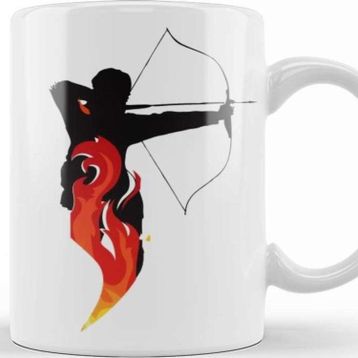 Baskı Dükkanı Katniss Everdeen Katniss on Fire Kupa