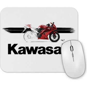 Baskı Dükkanı Kawasaki Enduro Offroad Mouse Pad