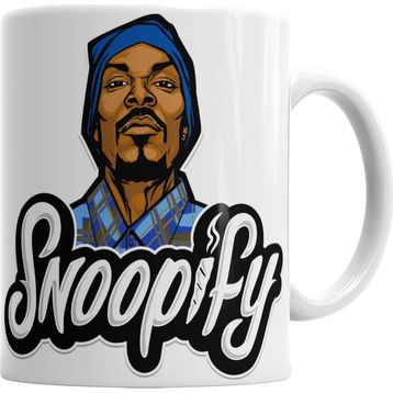 Baskı Dükkanı KB1018 Snoop Dog Fly Porselen Kupa Bardak