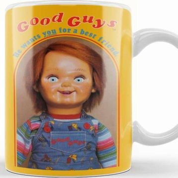 Baskı Dükkanı KB10327 Chucky He Wants You For A Best Friend Porselen Kupa Bardak