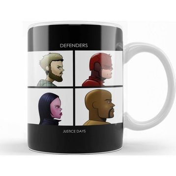 Baskı Dükkanı KB10418 Defenders Justice Days Porselen Kupa Bardak