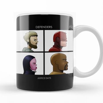 Baskı Dükkanı KB10418 Defenders Justice Days Porselen Kupa Bardak