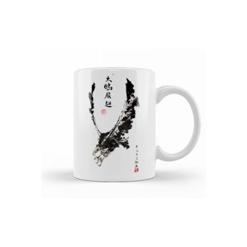 Baskı Dükkanı KB10471 Eagle Attacks Porselen Kupa Bardak