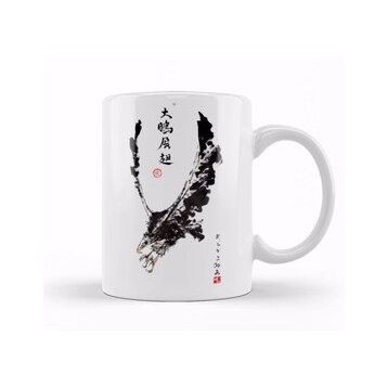 Baskı Dükkanı KB10471 Eagle Attacks Porselen Kupa Bardak