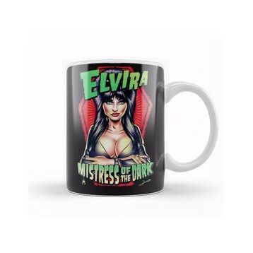 Baskı Dükkanı KB10486 Elvira Mistress Of The Dark Porselen Kupa Bardak