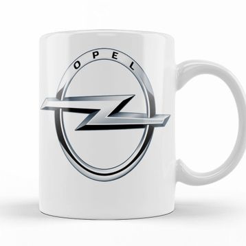 Baskı Dükkanı KB10488 Emblema Opel Logo Porselen Kupa Bardak