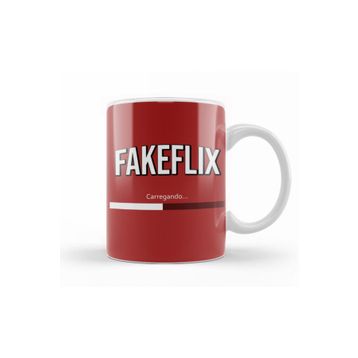 Baskı Dükkanı KB10543 Fakeflix Porselen Kupa Bardak