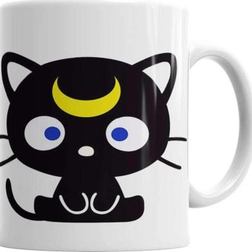 Baskı Dükkanı KB1058 Sailor Moon Luna Porselen Kupa Bardak