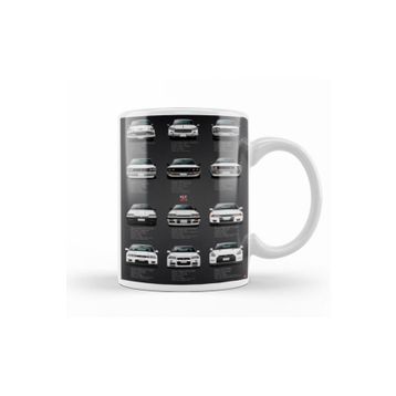 Baskı Dükkanı KB10819 History Nissan Gtr V2 Specs Porselen Kupa Bardak